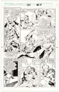 Ron Lim And Danny Bulanadi | Captain America #385 Story Page 14 Original Art (Marvel, 1991). | Heritage