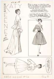 Rose Marie Tydryk and Bill Woggon - Katy Keene #56 Complete 2-Page Story "Katy Sees Sally Style" Original Art (Archie, 1960).