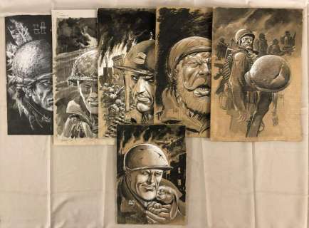 Kubert. Sgt. Rock. Prophecy. Original Cover Art. | Weiss Auctions