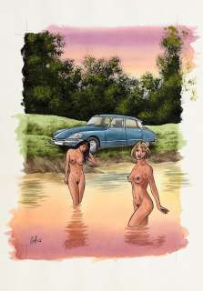 Osi | Illustration à l’encre de Chine et à… | AZ auction