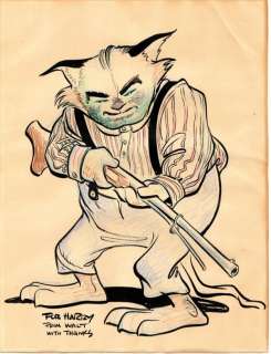 211: Walt Kelly specialty drawing Sen McCarthy | Russ Cochran