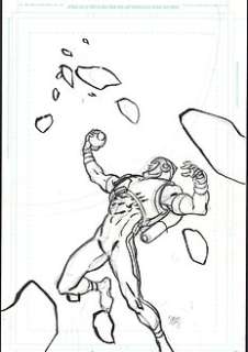 DC Comics - Adam Strange Original Art Cover Prelim By Pasqual Ferry