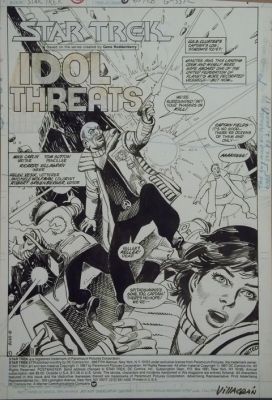 Tom Sutton, Ricardo Villagran, Helen Vesik | Dc Star Trek # 47 Page 1 ( Title Page ) First Series | ComicArtFans Classifieds