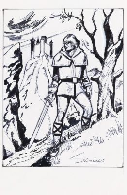 Sirius | Timour, illustration au feutre et rehauts à la… | AZ auction