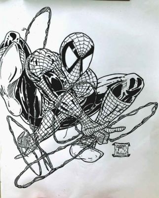 Spider-Man Todd Mcfarlane Style Signed Stulman Original Comic Art Sketch lot | eBay US