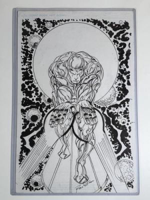 Silver Surfer Cosmic — Ron Wilson Original Signed Art Full 11x17 Marvel Comics | eBay US (Buy It Now)