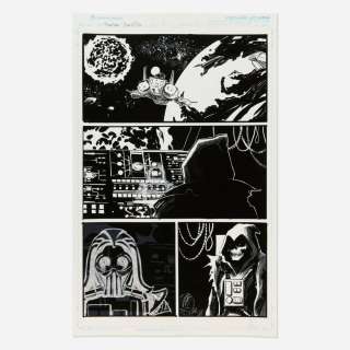 Joseph Schmalke, Phantom Starkiller #1 Story Page 1 Artist Proof (Scout Comics, 2020) | Landry Pop Auctions