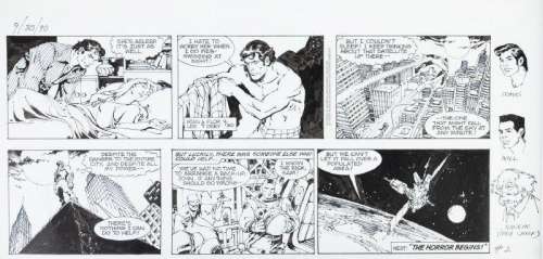 The Amazing Spider-Man Original Comic Strip Art 9-30-1990 | Goldberg Coins & Collectibles