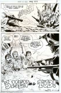 Russ Heath - Original Art for Our Army at War #232, Lot of 3 Pages (DC, 1970). Three wonderful (and consecutive!) - | Heritage