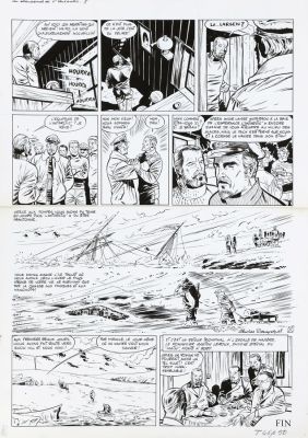 Denayer | Lot 109 - Les Abandonnés de l’Antarctic, planche n°5 (de… | AZ auction