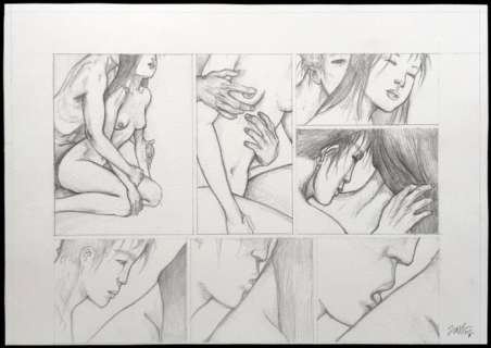 Jung | Planche originale  - Okiya  - La maison des plaisirs défendus  - (2007) | Catawiki