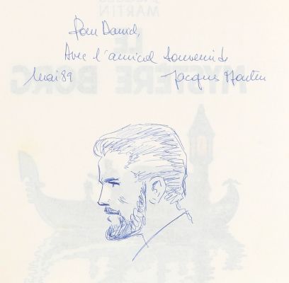 Martin | Lot 062 - Lefranc 3 (ré 82) agrémenté d’une illustration… | AZ auction