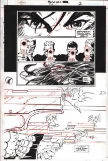 Damion Scott, Robert Campanella | Batgirl #13 P.2 - Cassandra Against Gunfire - Signed on Back - 2001 | Anthony’s Comic Book Art