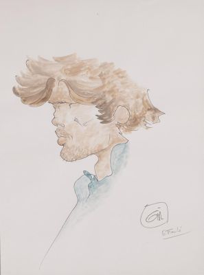 Lot 67 - GIRAUD (1938-2012). Blueberry. Dessin original grande taille. | HVMC