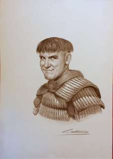 Calderon, Jaime | Dessin original  - Les voies du Seigneurs T1  - Odon de Bayeux | Catawiki