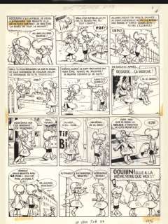 Devos, Jacques | Planche originale (p.13)  - Génial Olivier - Histoire en 1 gag  - (Années 60/70) | Catawiki