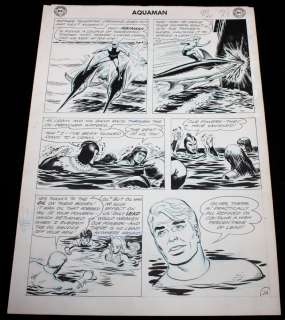 Nick Cardy | Aquaman #11 P.24 - 1St Mera Issue, Swordfish Surfing - 1963 | Anthony’s Comic Book Art