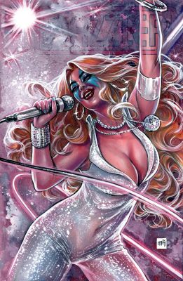 Mike Krome - Dazzler Sketch Cover by Mike Krome