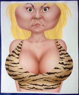 Retera, Mark | Original caricature of Tatjana Simic (known from Flodder)  - (1999) | Catawiki