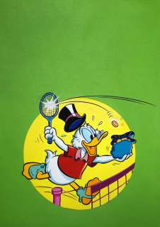 DISNEY  - Picsou et le tennis  - Couverture de Super Picsou Géant 9 de 1985  - [...] | Vermot et Associés