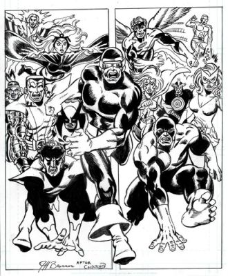 X-men Dave Cockrum re-creation original art by artist Jeff Brennan Foom # 9 | eBay US (Buy It Now)