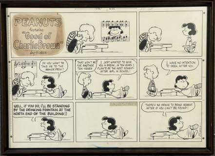 1973 Charles Schulz Peanuts Sunday Orig. Art Page | Weiss Auctions