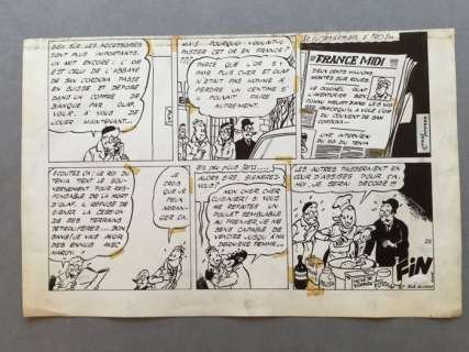 Brouyère, Jean-Marie | Demi-planche originale  - Félix | Catawiki