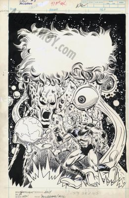 Al Milgrom | Marvel Spotlight- Captain Marvel Issue 3 Page Cover | Albert Moy