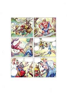 José Ortiz | Burton & Cyb - El Hombre es un Lobo para el Lobo p.4 (Zona 84) | ECC arte y coleccionismo