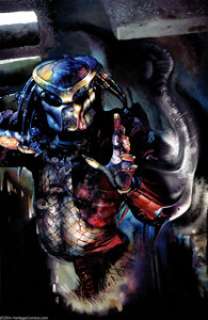 Miriam Kim - Predator: Dark River #2 Cover Original Art (Dark Horse, 1996). This is a vivid portrait of the - | Heritage