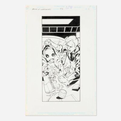 Lot 172 - Lee Moder and Ron Boyd, Legion of Super-Heroes #73 Story Page 1 Original Art (DC Comics, 1995) | Landry Pop Auctions