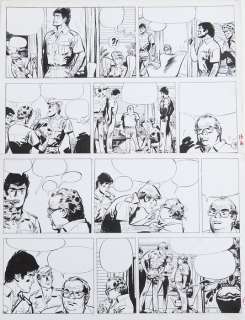 Jijé | Planche originale Ã  l’encre de Chine (p.13)  - Tanguy et Laverdure  - Opération Tonnerre  - (1981) | Catawiki