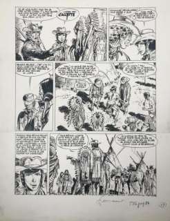 HERMANN  - Comanche  - Planche 15 de l‘album Les guerriers du désespoir édité au [...]