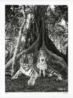 Jim Blanchard | TIGER & GIRL GICLEE PRINT | Comic Art Collective