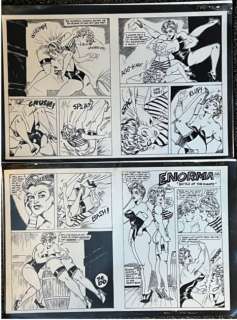 VINTAGE RARE COMIC ENORMA "BATTLE OF THE GIANTS" BY ENEG Gene Bilbrew | misc / divers