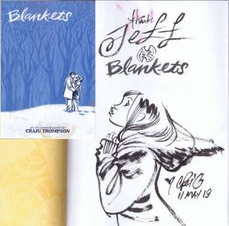 Thompson, Craig - Blankets dedication at TCAF 2019