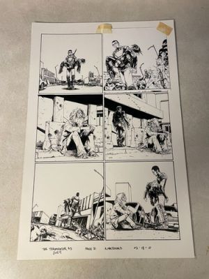 TERMINATOR 2029 #3 original comic book art ATTACK KILLED PAIGE JOHN CONNOR | eBay US (Buy It Now)