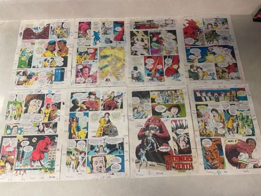 DOCTOR WHO #8 ART original COLOR GUIDES DREAMERS DEATH GIBBONS 8 PGS IN A ROW | eBay US (Buy It Now)