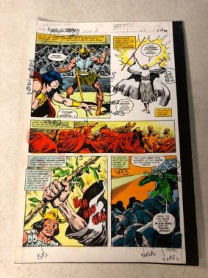 KING CONAN #2 comic ART color guide 1980 THOTH AMON battle DRUID Buscema MARVEL | eBay US (Buy It Now)