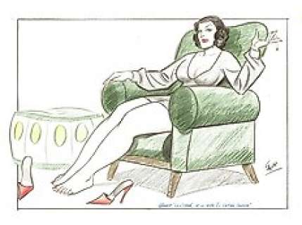 Carrillo, Antonio - Original drawing  - Ginger La Cobra (CapitÃ¡n Pantera)