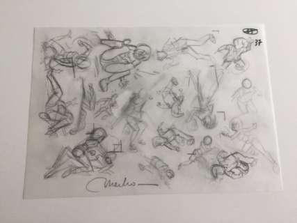 Merho - originele werkschets op kalkpapier - Het boemerangeffect (2006) | Catawiki