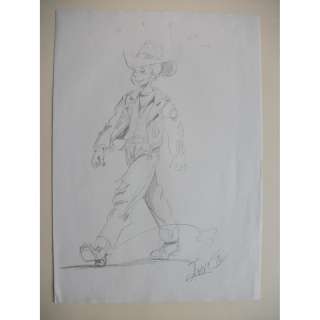 DE BOER Jaap (Bouteville Bruno) (né en 1957) Dessin original sur feuille libre de format 30 x 42 cm. Technique mine de plomb. Sig... | Tajan