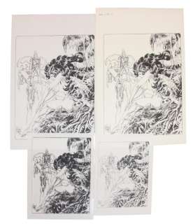 Joe Kubert, "Arzach" Moebius Tribute Illustration | Weiss Auctions