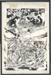 Paris Cullins Karl Kesel | ! Awesome Cullins Large Art Featuring All of Kirby’s Forever People Issue Forever People # 6 Page 4 | Koch Comic Art