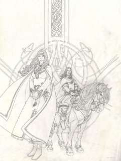 Jérôme Lereculey - n et b - Kulhwch et Olwen - Arthur