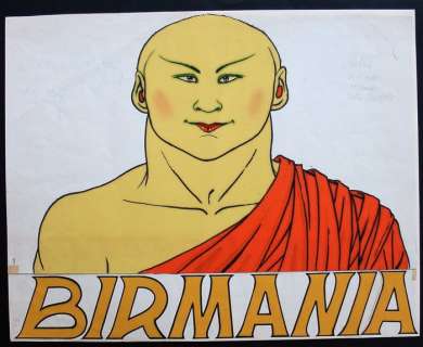 Scozzari, Filippo - original illustration "Birmania" for Frigidaire | Catawiki