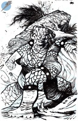 Daniel Warren Johnson - Deadpool/Batman Issue 1 Page Cover