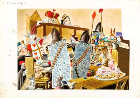 Tony Wolf (Antonio Lupatelli) – "Alice nel Paese delle Meraviglie (Alice in | Urania Casa d’Aste