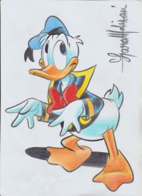 LARA MOLINARI 2 Illustrazioni originali Colore+Matita Disney 21x30cm Paperino. | eBay Europe (Buy It Now)