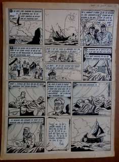 Wirel (Vandersteen, Willy / Verschuere, Karel) - Originele pagina - Bessy nr. 11 - De zwarte prins p.6 - (1956) | Catawiki